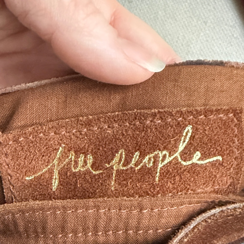 Free People Suede Drawstring Bucket Bag in Brown - Picture 4 of 11